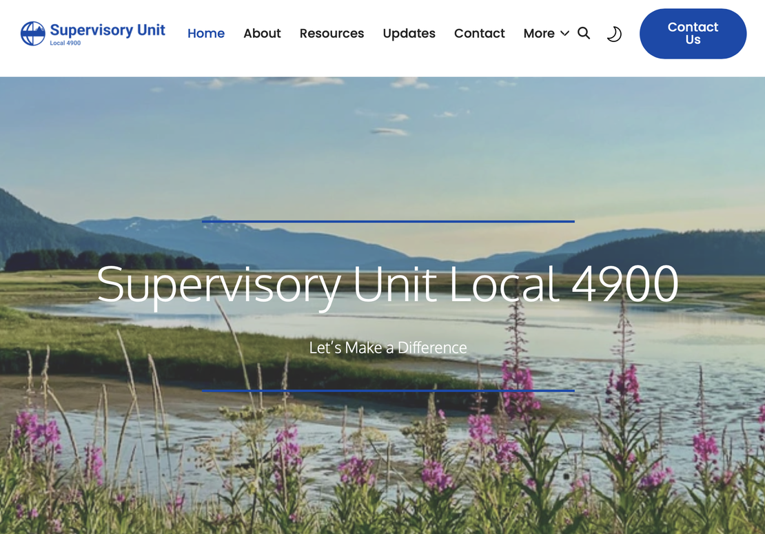 Welcome to the New Local 4900, Supervisory Unit Website!